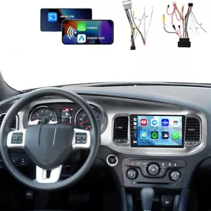 Android 15 Carplay Car Stereo Radio GPS Navi For Dodge Charger SE/SXT 2011-2014 - Picture 1 of 20