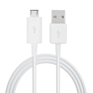 Mikro USB Kabel 1.0 M (WEISS) Ladekabel USB Port Ladeanschluss - Bild 1 von 2