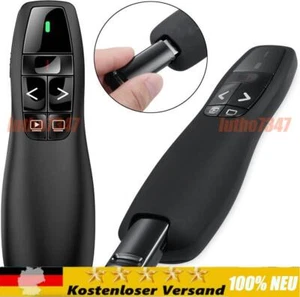 2.4 GHz USB Presenter Powerpoint Clicker Präsentation Fernbedienung Wireless DE - Bild 1 von 12