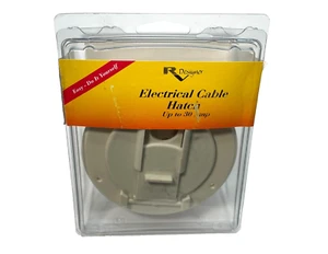 RV Designer B122 Electrical Cable Hatch Door off white Replaces S-23-14-A 4.3" - Picture 1 of 5