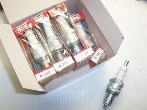 Spark Plug Set - 1964 thru 70 Dodge, Plymouth 273, 318 V8 - Champion N14Y - Picture 1 of 2