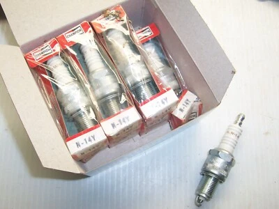Spark Plug Set - 1964 thru 70 Dodge, Plymouth 273, 318 V8 - Champion N14Y - Image 1 of 2