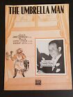 1938 THE UMBRELLA MAN partition musicale vintage BUDDY CLARK par Cavanaugh, stock, rose