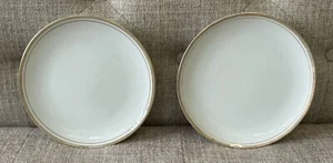 SET of 2 Royalton China - Translucent GOLDEN ELEGANCE Salad Side Plates - Picture 1 of 5