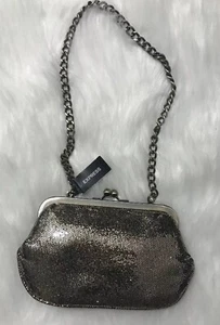 Cartera de hombro EXPRESS dorada beige - embrague - bolso de hombro nuevo con etiquetas - Imagen 1 de 4