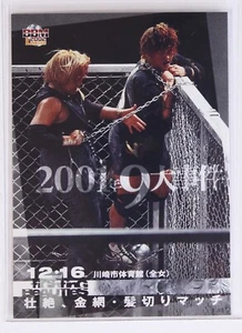 Wire mesh haircut match - 2002 Limited BBM Women's Pro-Wrestling Trading Card - Imagen 1 de 3