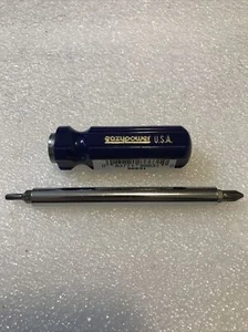 Eazypower 86631 Mini 4-in-1 Screwdriver R1/R2 Square Recess #1/#2 Phillips New - Picture 1 of 5