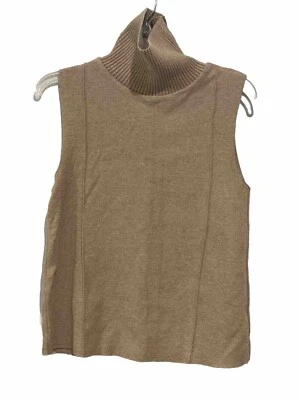 Zara Women's Sleeveless Turtleneck Sweater Brown Size S - NWT - Image 1 of 4