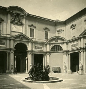 Italy Roma Vatican City Court & Belvedere old NPG Stereo Photo 1900 - Imagen 1 de 3