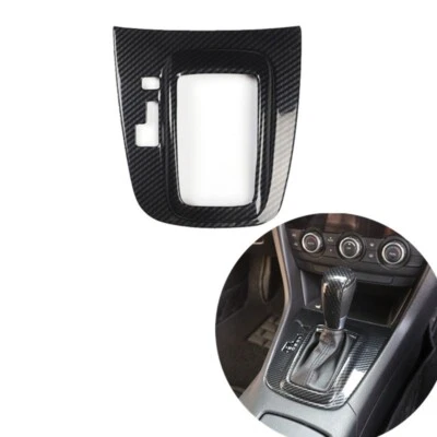 Carbon Fiber Central Console Gear Shift Frame Trim For Mazda 6 Atenza 2014-2016  - Image 1 of 4