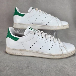 Adidas Originals Stan Smith Shoes Men Size 9.5 White Green Casual Sneaker M20324 - Picture 1 of 19
