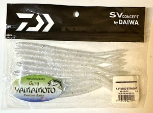 Daiwa Gary Yamamoto Neko Straight Worm Bait - 5.8” 10-Pack - Blue PRL/Silver Flk - Picture 1 of 3