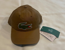 NEW WITH TAGS LACOSTE HATS & CAPS ORGANIC COTTON ADJUSTABLE STRAP ONE SIZE FIT