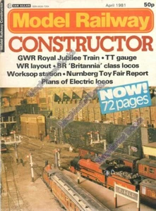 REVISTA MODELO CONSTRUCTOR FERROVIARIO · ABRIL 1981 · MAQUETA TRENES - Imagen 1 de 1