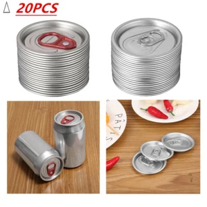20 Pcs Color Soda Can Pulling Ring Protector Cover Lid for Can Beverage AU - Picture 1 of 4