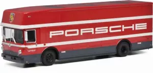 Schuco 1:64 Scale Mercedes Benz Porsche Racing Transporter R Red - Picture 1 of 1