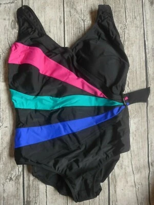 Maritim Badeanzug Bademode Damen Gr. 54 bis 60 C  Schwarz Übergröße (909) NEU - Bild 1 von 4