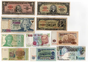 un lot de 10 Billets de Banque ???... /RU255 - Imagen 1 de 2