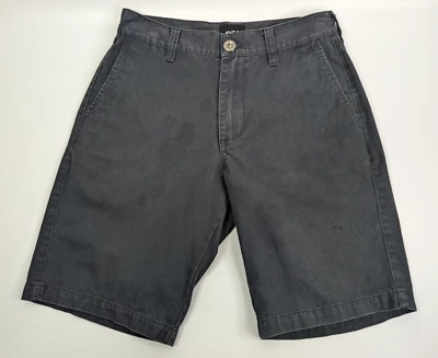 Pantalones Cortos Chinos RVCA Nature x Industry Para Hombre 28 Negros Desteñidos Informales Caminar Surf Foto 1 de 4