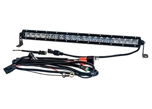 22" Single Row LED Light bar 4D Reflectors Spot Flood Combo Beam Off Road 4x4 - Picture 1 of 11