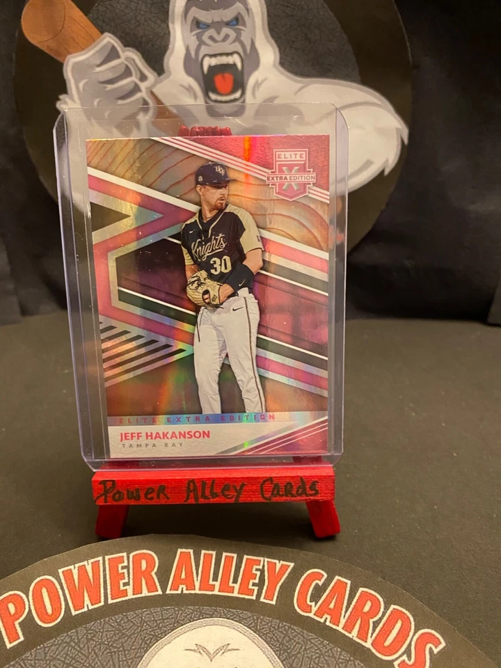 2020 Elite Extra Edition Jeff Hakanson Pink/Black No.162 Tampa Bay - Image 1 of 2