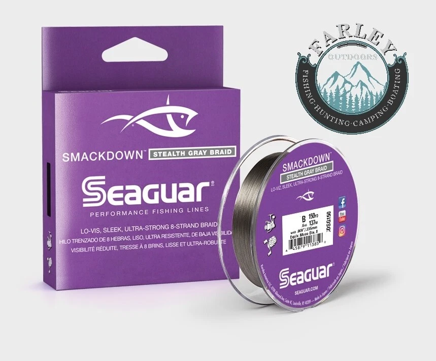 Seaguar Smackdown Stealth Gray Braid - 150 yard - Select Test - Image 1 of 1