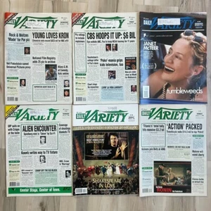 1999 Daily Variety Hollywood News Magazine Lot of 6 Issues Shakespeare in Love - Picture 1 of 7