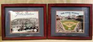 Yankee Stadium Eröffnungstag & die letzte Saison dreifach mattiert - gerahmte Fotos - Bild 1 von 20