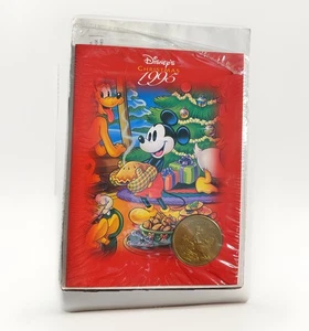 Disney Christmas 1995 Liberty Mint Bronze Coin Collector Card And Token - Picture 1 of 3