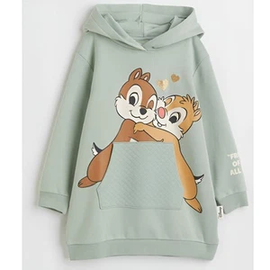 H&M x Disney Kids Lounge School Chip & Dale From All Of Us Graphic Hoodie 8/10 - Picture 1 of 7