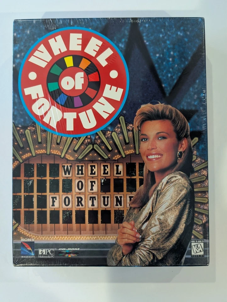 Vintage PC 1993 Wheel of Fortune Big Box PC Game Windows 3.1 - Image 1 of 4