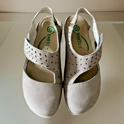 Naot Shoes Womens 38 US 7.5 Kapua Slingback Beige Slip On Casual Comfort EUC😍 - Image 1 of 4