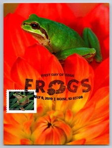 #5398 Squirrel Tree Frog FDC Maxi Card w/Pictorial Cancel - Picture 1 of 2