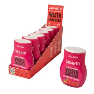 Lakanto Water Enhancer 1.67 Fl Oz Pack of 6 Low Calorie Monk Fruit Sweetener - Picture 1 of 8