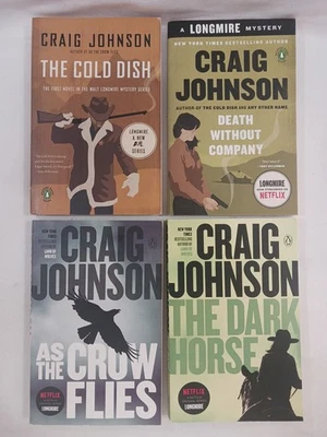 Craig Johnson The Longmire Western Mysteries Series Paperback Book Lot Westerns  Foto 1 de 4