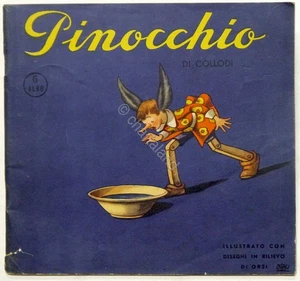 Pinocchio illustrato con disegni in rilievo di Orsi - Albo 6 - ed. 1950 ca.  - Foto 1 di 4