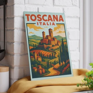 Tabla de cortar de vidrio Toscana Italia Toscana Italia decoración de cocina vintage, italiana  - Imagen 1 de 11