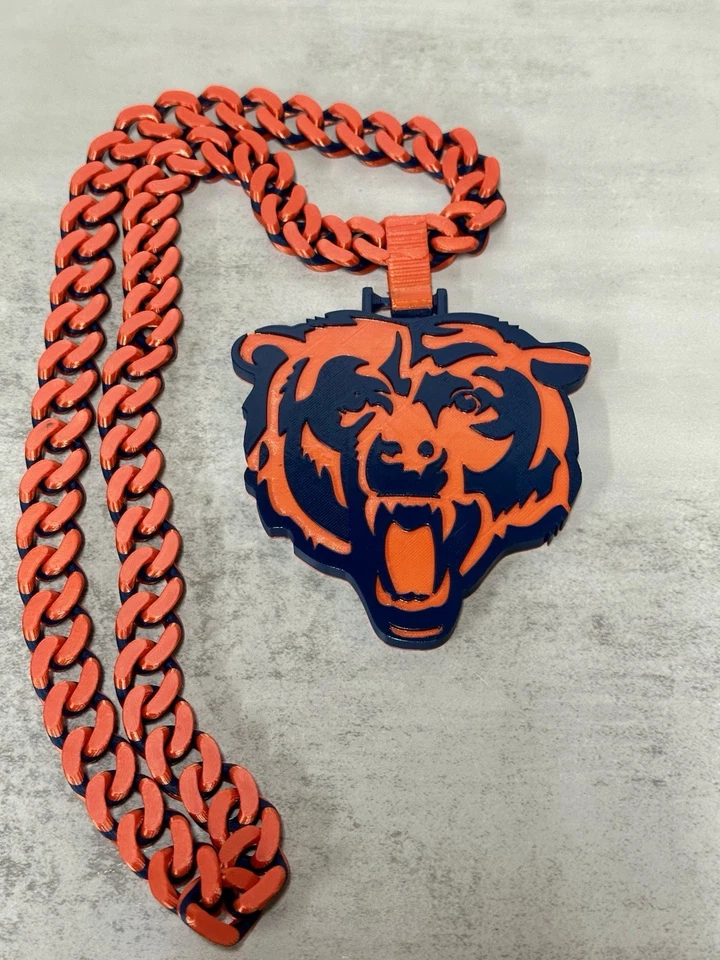 Collar de cadena Chicago Bears Foto 1 de 1