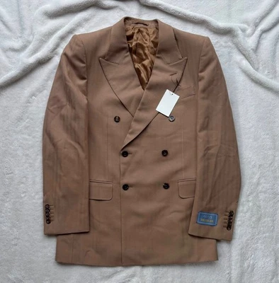 Gucci Wool Saharian Wool Herringbone Formal Blazer Jacket - M - MSRP $2600 - New - Image 1 of 4