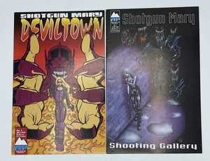 Cómics antárticos escopeta mary #1 galería de tiro de Deviltown monja guerrera en muy buen estado - Imagen 1 de 9