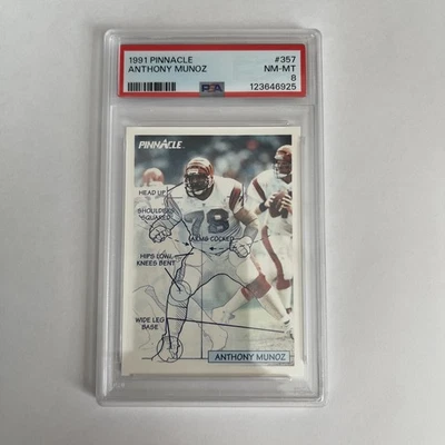 1991 Pinnacle #357 Anthony Munoz - Image 1 of 2