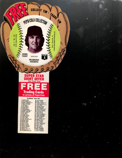 B5565- 1977 Pepsi Glove Discs BB XLarge Cards 1-72 -You Pick- 15+ FREE US SHIP - Image 1 of 1