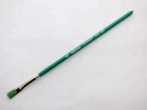 6 x Elco® Borstenpinsel No. 6 kurze bunte Holzstiele farbige Borsten Schulpinsel - Bild 1 von 1