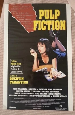 1994 Pulp Fiction Original Filmplakat Italienischer Bester Film Cannes - Bild 1 von 2