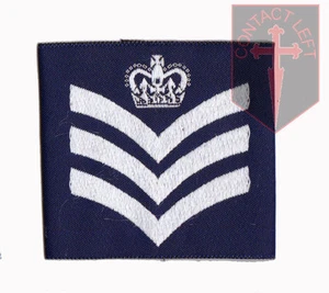 Pair of Official Flight Sergeant Royal Air Force Rank Slides  RAF ( NEW - Picture 1 of 1