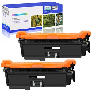 2 PACK Black CE400A 507A Toner For HP LaserJet 500 Color MFP M575dn M575F - Afbeelding 1 van 24