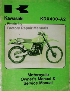 1980 Kawasaki KDX400 Owners Service Manual KDX 400 A2 Owner's Shop Repair - Picture 1 of 2