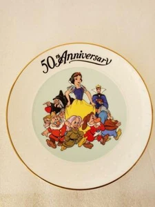 Disney Golden 50th Anniversary Schneewittchen Teller - Bild 1 von 7