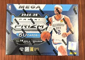 Mega caja de tarjetas coleccionables de la NBA Panini Prizm 2024-25 - selladas de fábrica - Imagen 1 de 4