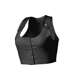 heart&core Serena Bra Post-Surgery Comfortable Racerback Pockets Black Large - Picture 1 of 9
